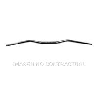 Manillar trw maxi trail 28,6 mm low plateado para moto repuestos accesorios