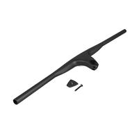 Manillares Manillar de carbono integrado para MTB, potencia de 17°, 60-90 mm, para un manillar integrado eficiente para MTB de 740 mm(Black Matte 740x80mm)
