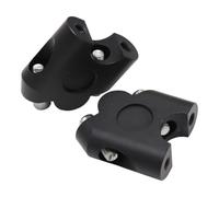 Manillares Moto Alzas Elevadores Universales Manillar 7/8" 22mm Altura 30mm Altura(Black)
