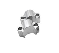 Manillares Moto Alzas Para Outlander Para Max Manillar Elevador Barra Montaje Manija Abrazadera(Silver,28mm)