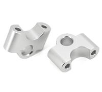 Manillares Moto Alzas Para R 1200 GS Para R1200GS Para Adventure Para ADV Para R1250GS Para S1000XR Adaptador Extensible Abrazadera Elevadora Manillar 32 MM(Silver)