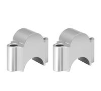 Manillares Moto Alzas Para WR250F Para RM125 Para RM250 Para RMZ250 28 Mm 1 1/8" 22 Mm 7/8" 1 Par De Abrazaderas Para Manillar De Motocicleta(Silver,28MM)