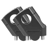 Manillares Moto Alzas Universal Elevador De Manillar Para Motocicleta De 22 Mm Abrazadera De Elevación Para Asiento Todoterreno Accesorios Para Motocicleta(Black)