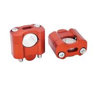 Manillares Moto Elevador Adaptador Abrazadera Montaje Elevadores Barra De Manillar 22 28 Mm Piezas Universales Motocicleta(Orange,28 Mm)