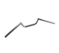 Manillares para moto Ajuste para Cafe Racer Tracker Chopper Bobber Cruiser manillares de 22mm tipo barra de arrastre barras de volante de bicicleta Vintage Motocicleta Manillar(Chrome)