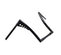 Manillares para moto Ajuste para FLST FXST Sportster XL Cruiser Ajuste para Bobber Ajuste para Chopper Manillar de 1" Barras de suspensión de monos Manillar Moto(Black 16inch)