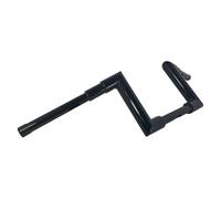 Manillares para moto Ajuste para Sportster Softail Dyna Road King 1,5 pulgadas 8/10/12 pulgadas Rise Fat Z manillar Ape Hanger Bar brillo Moto Contrapesos Manillar(10inch)