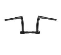 Manillares para moto Apto para 2007 en adelante Apto para Sportster XL 883 XL1200 2006-2017 Apto para Street Bob 1996-2005 Wide Glide 8" Rise 1.25" Moto Contrapesos Manillar(8 inch Black)