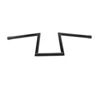 Manillares para moto Apto para Chopper Apto para Cruiser Apto para Bobber Manillar de barra de arrastre Z para motocicleta de 7/8 '' (22 mm), elevación de 6/8 '' Manillar Moto(Gloss Black 8 lnch)