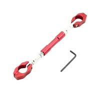 Manillares para moto Barra de equilibrio para motocicleta, barra transversal de aluminio CNC Universal de 22mm, manillar reforzado, motocicleta extendida Motocicleta Manillar(Red)