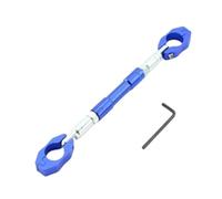 Manillares para moto Barra de equilibrio para motocicleta, barra transversal de aluminio CNC Universal de 22mm, manillar reforzado, motocicleta extendida Motocicleta Manillar(Blue)