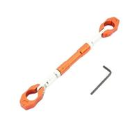 Manillares para moto Barra de equilibrio para motocicleta, barra transversal de aluminio CNC Universal de 22mm, manillar reforzado, motocicleta extendida Motocicleta Manillar(Orange)