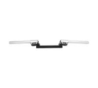 Manillares para moto Cinta Universal para manillar de motocicleta, barra transversal ajustable refuerzo, equilibrio para Scooters, ciclomotores, reajuste Motocross Moto Contrapesos Manillar(Silver)