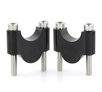 Manillares para moto Compatible Con Aprilia Para Caponord 1200 2015-2020 2021 2022 2023 2024 1 1/8 "28 Mm Elevadores Manillar Motocicleta Adaptadores Abrazadera Elevación Manillar(Black,30mm)