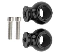 Manillares para moto Compatible Con Touring Para Carretera Para Glide Para FLTRX 2015 2016 2017 2018 2019 Adaptador Abrazadera Montaje Elevador Código De Elevación De Manillar De Motocicleta(Black)
