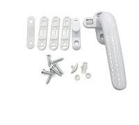 Manillas de ventana, Home Hotel Casement Win Manija de puerta corredera Reemplazo cerradura rueda Multicolor Derecha Izquierda(White,Right)