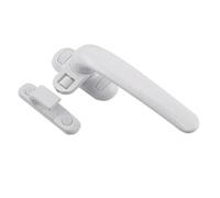 Manillas de ventana, Manija de pestillo bloqueo ventana abatible for hardware seguridad en blanco y negro izquierda derecha(White Right)