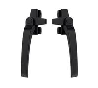 Manillas de ventana, Manija de ventana abatible repuesto, aleación aluminio, tipo 38, cerradura, Multicolor, derecha, izquierda(Black,Left)