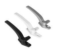 Manillas para ventanas, 1 pieza de accesorios ventana aleación aluminio con bisagras estilo antiguo(Black)