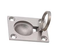 Manillas para ventanas, 1 pieza de manija oculta grande acero inoxidable con cierre, plegable minimalista moderna(48x38)