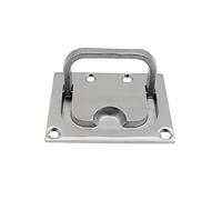 Manillas para ventanas, Manija de cierre escotilla acero inoxidable 316 con elevación al ras, for armario, barco, herrajes marinos