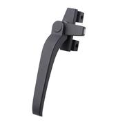 Manillas Para Ventanas Manija de ventana aleación aluminio, apertura plana, color exterior, for empujar la puerta y hebilla cierre en forma siete(Grey left,Left)