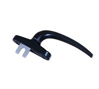 Manillas para ventanas, Puerta batiente con ventana abatible de apertura hacia afuera, manija for puerta mosquitera, cerradura accionamiento aleación aluminio(Svart,Left direction55mm)