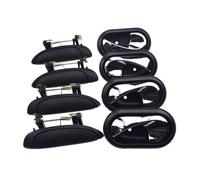 Manillas Puerta Interior 8200730863 Para Dacia Para Sandero 2008-2011 7700433075 Manilla Puerta Delantera Trasera Izquierda Derecha Interior Exterior(Inside Outside Kit)