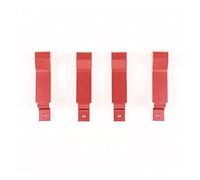 Manillas Puertas Interior Para Defender Para 90 110 130 2004-2018 Cubierta Decorativa De La Manija De La Cerradura De La Puerta Interior Del Estilo Del Automóvil(Red 4-Pcs)