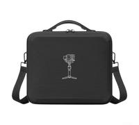 Manillefu Solución de transporte de piel sintética compacta e impermeable para DJI RS4mini Gimbal Gear on the Move, como lo muestra la imagen, negro