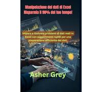 Manipolazione dei dati di Excel Risparmia il 90% del tuo tempo!: Impara a risolvere problemi di dati reali in Excel con suggerimenti rapidi per una preparazione efficiente dei dati.