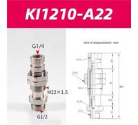 Manipulador de ventosa de esponja industrial neumática de 1 pieza, gran potencia de succión, pinza de flujo grande sin rastros(KI1210-A22)