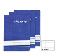 manipulados Pack 20 Cuaderno grapado 30 hojas Pauta 3,5