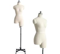 Maniquí Busto de Señoras, Ajustable Altura Maniqui Costura Mujer maniqui costura talla grande busto maniqui mujer costura Maniquí Torso Femenino para Exhibición de Escaparate,WITHOUTarms-M82