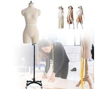 Maniquí Busto de Señoras, maniqui blanco mujer costura, Ajustable Altura Maniqui Costura Mujer Cuerpo de maniquí para exhibición de Joyas de Vestir,WITHOUTarms-L84