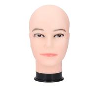Maniquí calvo modelo PVC versátil peluca sombrero maniquí masculino para salón de belleza escuela tienda, N.º 611, With Makeup, Informal