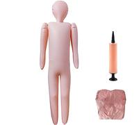 Maniquí Corporal Inflable de tamaño Real de 60 Pulgadas, muñecas inflables de tamaño Completo, Decoraciones de Halloween, Accesorios de Cosplay, Disfraz de Cuerpo simulado para decoración de Patio