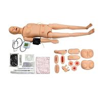 Maniquí de atención al Paciente de enfermería Maniquí geriátrico Modelo Maniquí Educación del Paciente Modelo de enseñanza Maniquí Masculino Femenino de Cuerpo Completo (Femenino)