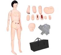 Maniquí de atención al paciente de tamaño real de 170 cm, modelo de enseñanza de enfermería masculino y femenino, modelo educativo de simulador de RCP, para estudiantes de enfermería y mujeres.