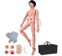 Maniquí de atención al Paciente, demostración de Primeros Auxilios, Modelo de anatomía, simulador, maniquí de enfermería Femenino de 5,5 pies con genitales Intercambiables y módulos para esc