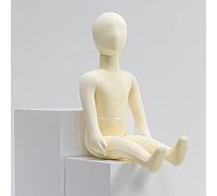 Maniquí de costura ajustable para niños, forma de vestido de cuerpo completo con cabeza, brazos y piernas, ideal para sastrería y ajuste de ropa infantil