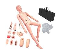 Maniquí De Cuerpo Completo For El Cuidado Del Paciente Con 24 Elementos De Operaciones Básicas De Enfermería Y Genitales Intercambiables For Estudiantes De Educación En Enfermería(Male)