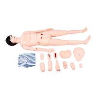 Maniquí de enfermería Femenino, Modelo anatómico Humano con Ropa y módulo de Trauma para Entrenamiento de Habilidades de enfermería médica, Suministros médicos