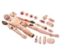 Maniquí de enfermería para entrenamiento de cuidado de heridas, modelo de simulación humana para trauma y atención al paciente, demostración educativa