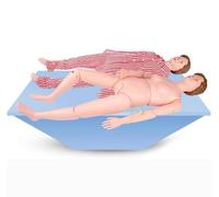 Maniquí de enfermería para entrenamiento, tamaño real de 160 cm, incluye bata de paciente y módulos reemplazables para habilidades básicas de enfermería