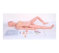 Maniquí De Entrenamiento De Enfermería, Maniquí Masculino Y Femenino Multifunción Con Genitales Intercambiables For Estudiantes De Enfermería, Capacitación En Atención Al Paciente.(Female)