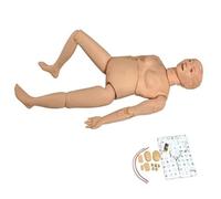 Maniquí de entrenamiento de habilidades de enfermería, maniquí femenino de RCP para el cuidado del paciente, 24 operaciones básicas de enfermería para herramienta de enseñanza de ciencias médicas