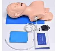Maniquí de entrenamiento de intubación, kit de simulación de manejo de vías respiratorias para adultos para práctica de intubación traqueal