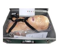 Maniquí De Entrenamiento De La Vía Aérea Para Intubación Nasal Oral, Simulador Electrónico De PVC Para Cabeza De Intubación Traqueal Para Adultos Con Alarma Electrónica Para Práctica