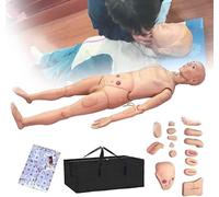 Maniquí de entrenamiento de primeros auxilios en RCP de cuerpo completo, maniquí de entrenamiento de enfermería, maniquí intercambiable for el cuidado del paciente, maniquí de edad avanzada for la ens